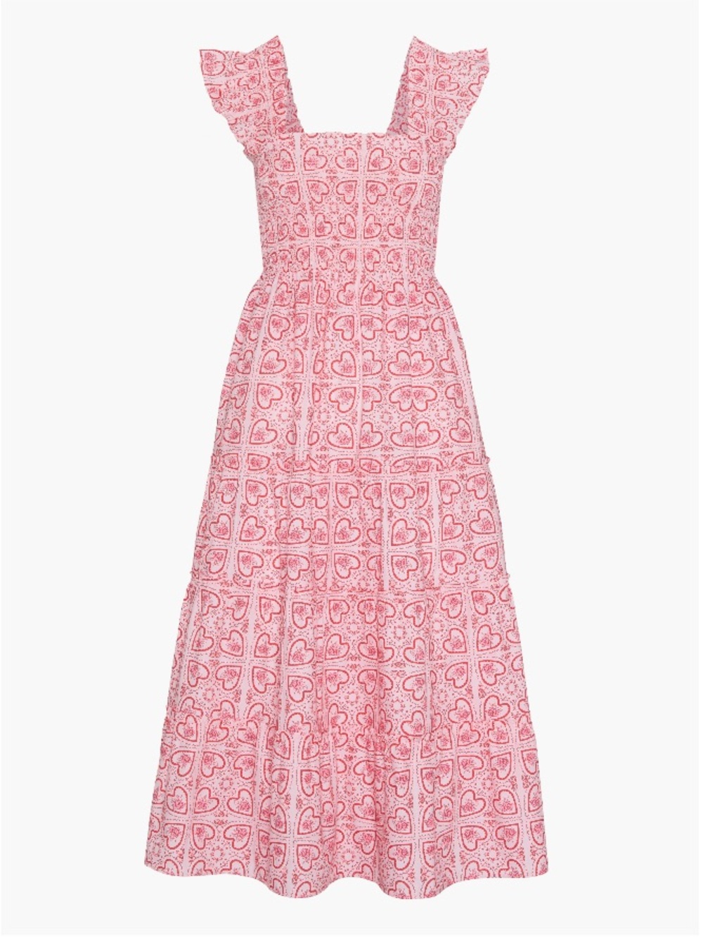 Hill House Home pink ruffle dress